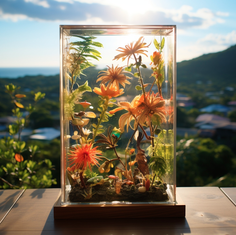 YolantisETH's tweet photo. Here is a summer themed render I did last October while researching for @MadeInCuracao open call about the island of Curacao. I made so many, Evo! I could do a webinar on all the images I made for your open call! https://t.co/hDINRwFWSx