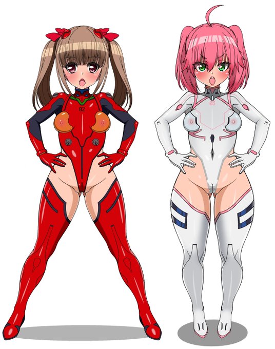 ハイレグプラグスーツなしづねちゃんと茉莉お嬢様のやつ完成版

づねちゃの白いスーツの方iPad新しくした時にiCloudにアップされてなかったみたいでベタ塗りのほうしか残ってなかった…
悲しみ。 