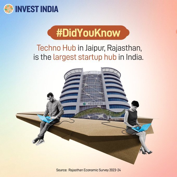 IndianEmbTokyo's tweet image. Invest in the future at Jaipur&apos;s #TechnoHub, a #startup hub where innovation thrives. Be a part of the growth story &amp;amp; back the disruptors of #NewIndia&apos;s burgeoning entrepreneurial landscape.
#ConnectingHimalayasWithMountFuji
#IndiaJapanSMEFacilitationCell