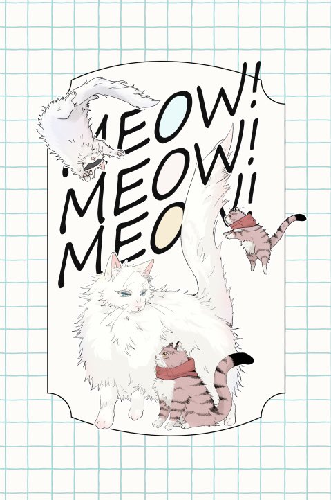 6/30JUNE BRIDE FES 放課後ユートピア
新刊サンプル「MEOW!MEOW!MEOW!」 
全年齢/A5/36p/400円
飼い主🏖️さんちのでっかい白猫5️⃣と子猫🐯のドタバタ本(五悠)です。途中🏖️さんが高熱を出してなんか耳と尻尾が生えた人間(猫)verの話もあります。
サンプル1 