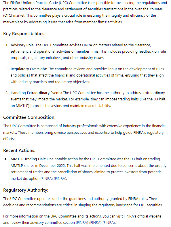ggkoul's tweet photo. Proof - $MMTLP Collision & RICO !!
Just start with Nicole Brinkerhoff @TradeStation Securities Inc. along with Sam Draddy, Patricia Casimates, and Chris Stone from @Finra. Ask them how a Finra Uniform Practice Code (UPC) COMMITTEE Manually decides to implement a U3 Halt a long with Brokers members who are ON that same committee!!! There you go @RepRalphNorman @RepJamesComer @PeteSessions @FSCDems & @nbhydrocarbons
Let's get a hearing already!! #FUPayme