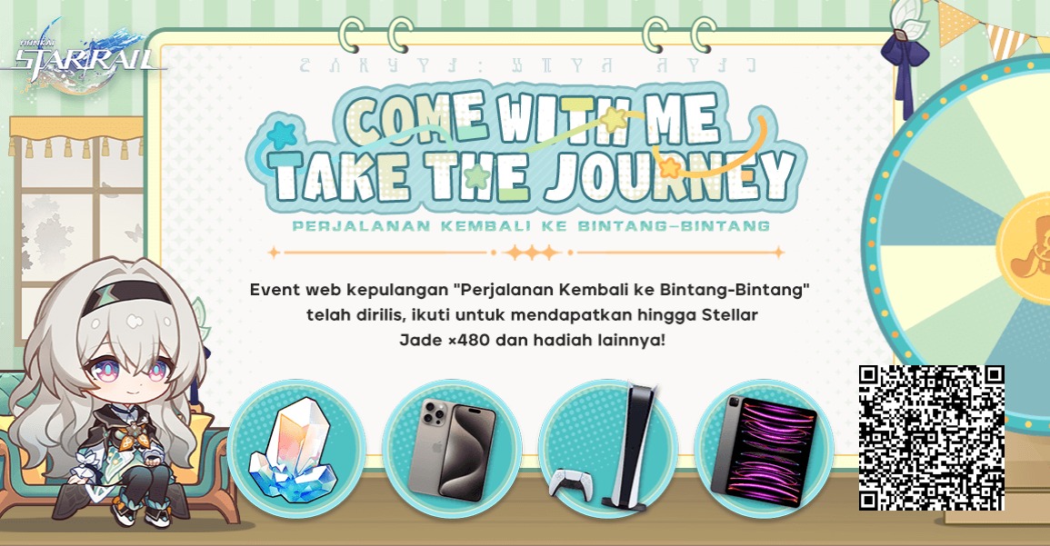 annMstae's tweet photo. Undang Trailblazer yang kembali untuk menghubungkan kode undangan dan log in game untuk memenangkan Stellar Jade, PlayStation®5, iPhone dan hadiah kejutan lainnya! https://t.co/DgD8jwKfe6