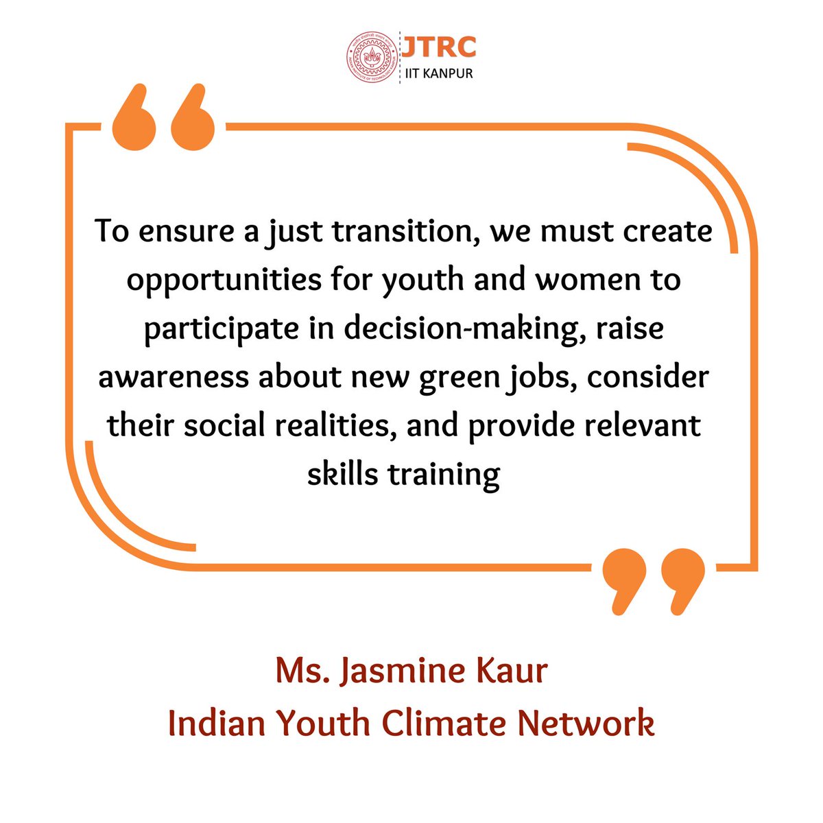 Just Transition Research Centre (IIT Kanpur) tweet media