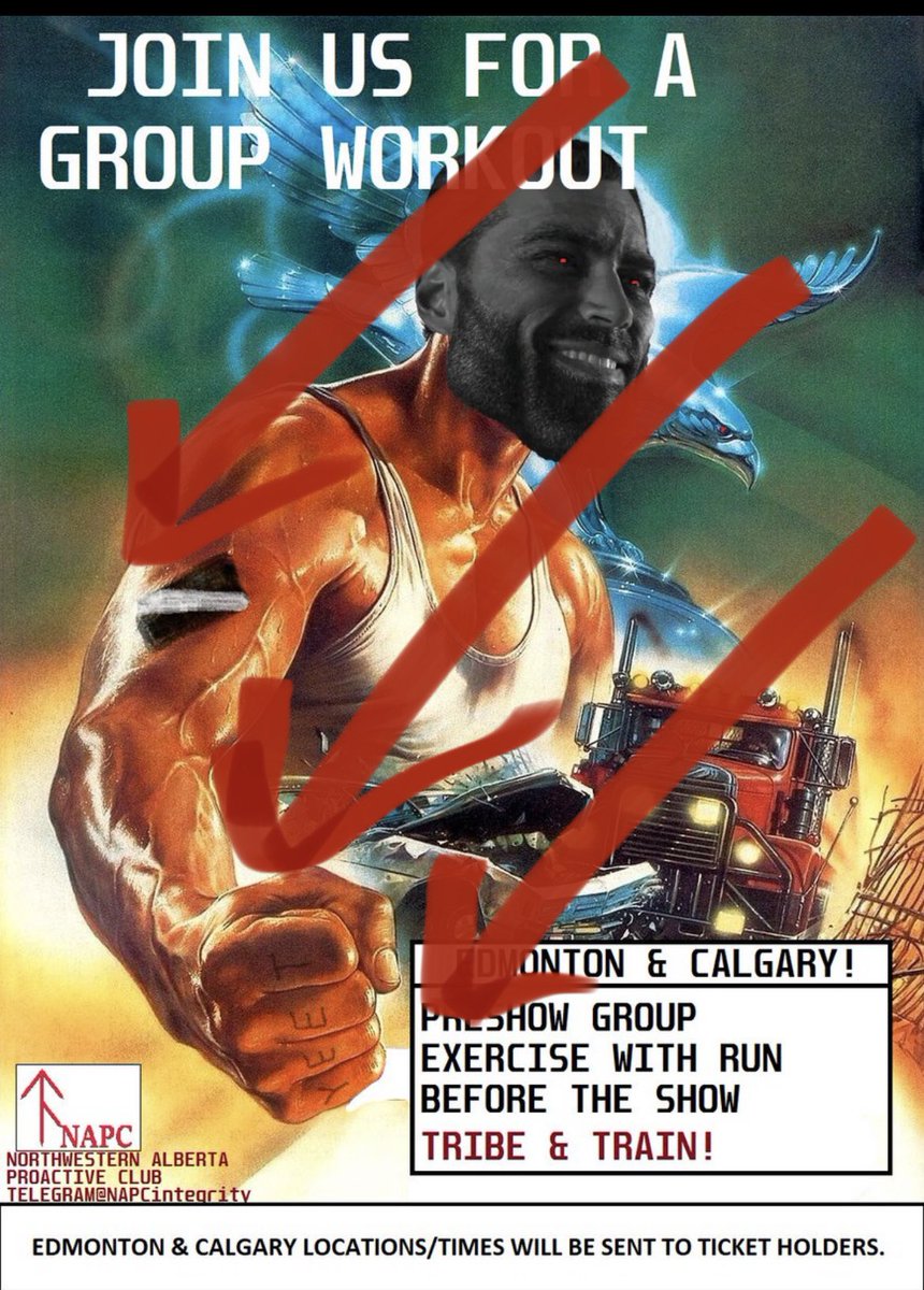 sisuvanhell's tweet photo. Community Warning‼️Jeremy MacKenzie is planning to "train" with his Diagolon frens in Calgary July 13 & Edmonton July 24. Groups of NeoNazis roaming around overcompensating to try to impress each other is never a good thing. They're always bravest in groups. (At least we know they won't be wearing masks so they can potentially be identified.) "Training" locations won't be announced until 24 hours in advance to ticket holders.