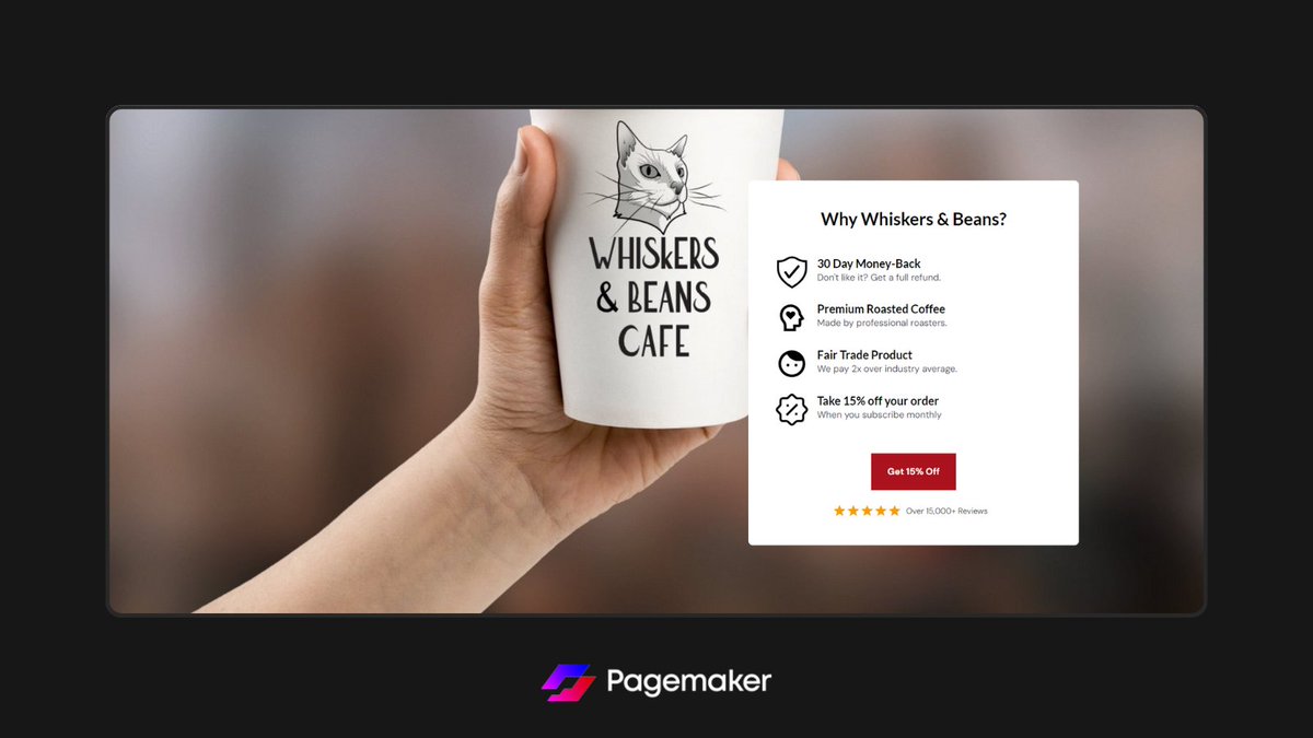 harsh2vyas's tweet image. What's your thought on this module design? 
Take a look at this Tailwind CSS feature module that highlights features with a good CTA and product ratings.
Preview: health.pagemaker.link
#Ecommerce #WebDesign #FeatureModule #nocode #WebsiteBuilder #WebDevelopment #tailwindCSS