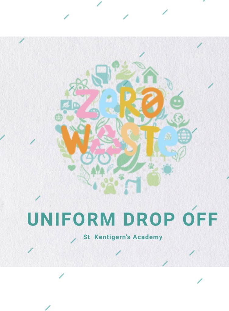 Lawlor1Miss's tweet photo. Our @StKentAc uniform drop off point is open again in the school office until the end of term! Please feel free to drop off any unwanted shirts, ties, blazers, shoes etc of any age/size and we will be sure to put them to good use. ♻️ 🌎 💚 https://t.co/CROZix5bi8