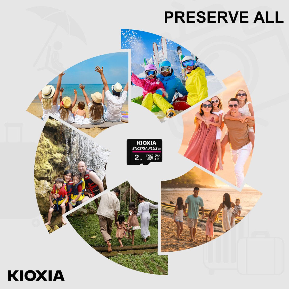 KioxiaAPAC's tweet photo. Make #KIOXIA microSD and SSDs Your Companion for Every Adventure
Whether you're embarking on an adventurous trip, a beach holiday, or spending time in nature with your family, KIOXIA #microSDcards and SSDs are the perfect companions to store and preserve your cherished memories. https://t.co/BJ409kWc3Z