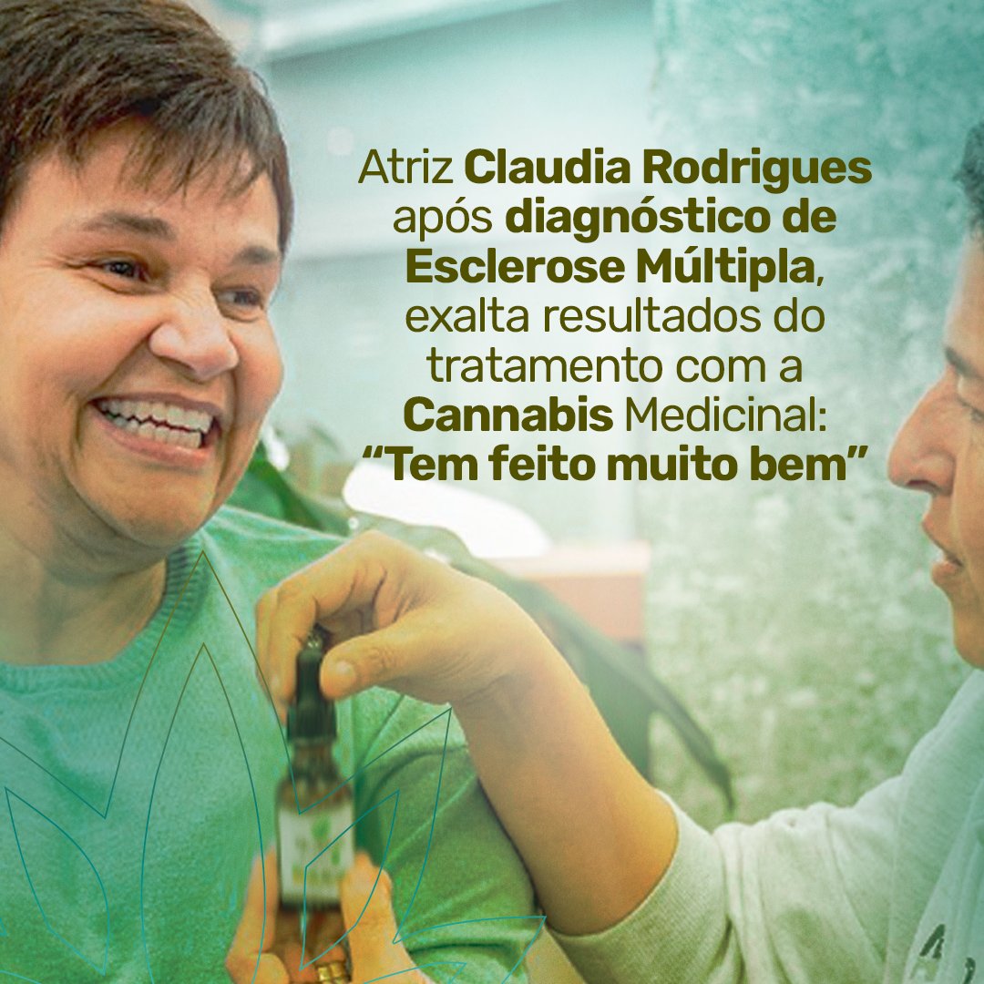 ibcmbrasil's tweet photo. Diagnosticada com Esclerose Múltipla, Atriz Claudia Rodrigues exalta tratamento com cannabis e volta aos palcos: “Tem me feito muito bem”
“Precisamos vencer o preconceito e celebrar a ciência. Eu sou prova de que a natureza funciona” 🙏🏽🌱
💚🌍 #IBCM  #EscleroseMultipla  #CBD 🌿💪 https://t.co/SAGxc8JWUX