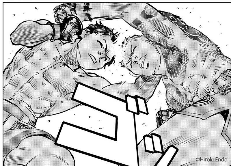 #オールラウンダー廻 の #遠藤浩輝 が贈る超王道・格闘技漫画🤼‍♂️💥
天才アル中セコンド×器用貧乏格闘少年=最強⁉️
『#無敗のふたり』

試合開始。ジャブの差し合いなし、いきなりのバッティング!
🆓第6話 公開中!
📚https://t.co/Kq9xtXlGqF
#月マガ基地 