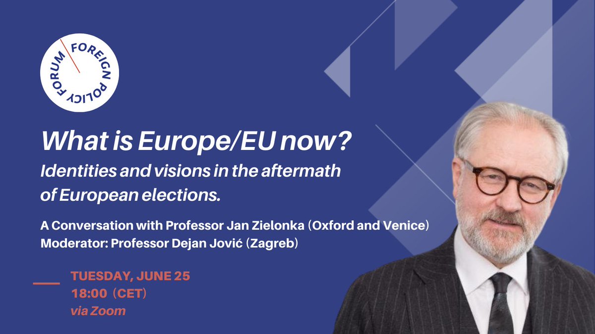 Dejan Jovic (@dejanfpzg) on Twitter photo Next Tuesday, organized by <a href="/foreignpf/">Foreign Policy Forum</a> . Link (for Zoom) is available on request. Next Tuesday, organized by <a href="/foreignpf/">Foreign Policy Forum</a> . Link (for Zoom) is available on request.