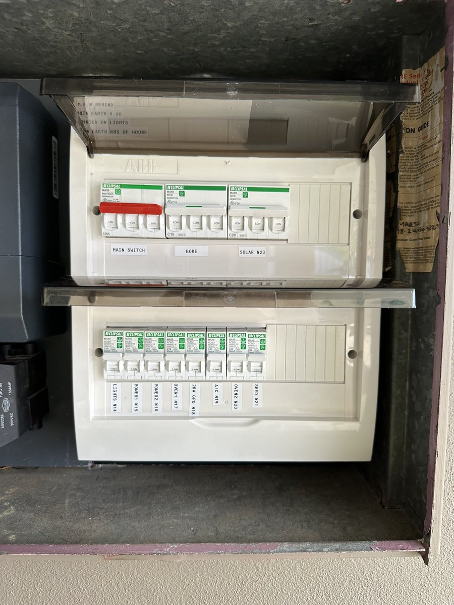 Kableelectrical's tweet photo. 🔧⚡ Upgrading to a brighter, safer future with Kable Electrical Services! Our latest switchboard upgrade ensures maximum efficiency and safety for your electrical system. Trust our experts to power up your home with precision and care. #SwitchboardUpgrade https://t.co/FxhRYTe2hJ