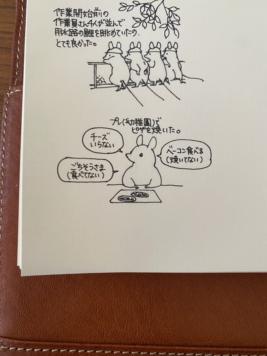 午前中の活動の記録です。 