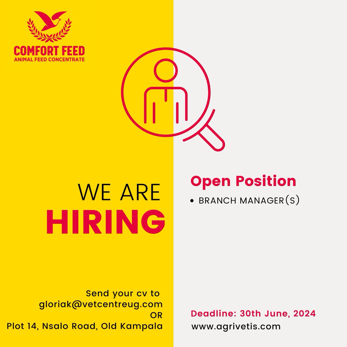 vetcentreug's tweet photo. Looking to make an impact in animal health, here is your chance. #jobsug https://t.co/S2fFWzXm9p