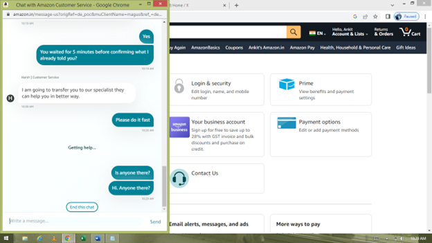 sethiankit30's tweet photo. I ordered L'Oreal serum &amp; other stuff from Amazon Fresh, but serum is missing. After a rude agent on chat and no callbacks after my repeated requests, I tried again today &amp;this is how they act. Stop ordering from them, they are now cheating Indians. @amazonIN #amazonfresh #amazon https://t.co/gthsOVjcIt