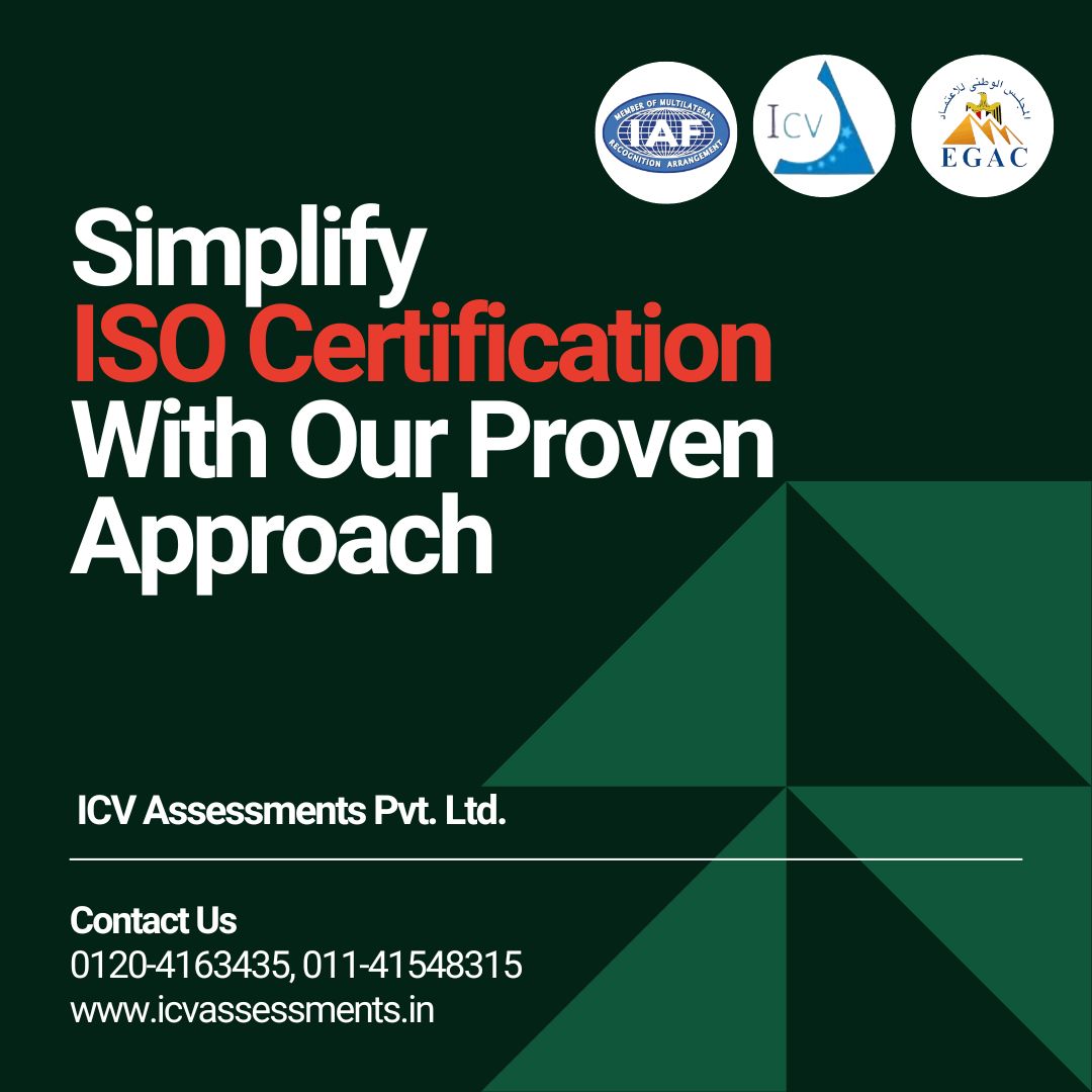 assessmentsicv's tweet image. Tired of the complex certification process? Our proven approach makes it easier and stress-free. Achieve ISO certification seamlessly with our expert guidance.

Contact Us Today: 0120-4163435, 011-41548315

#ISOCertification #QualityManagement #SimplifyCertification