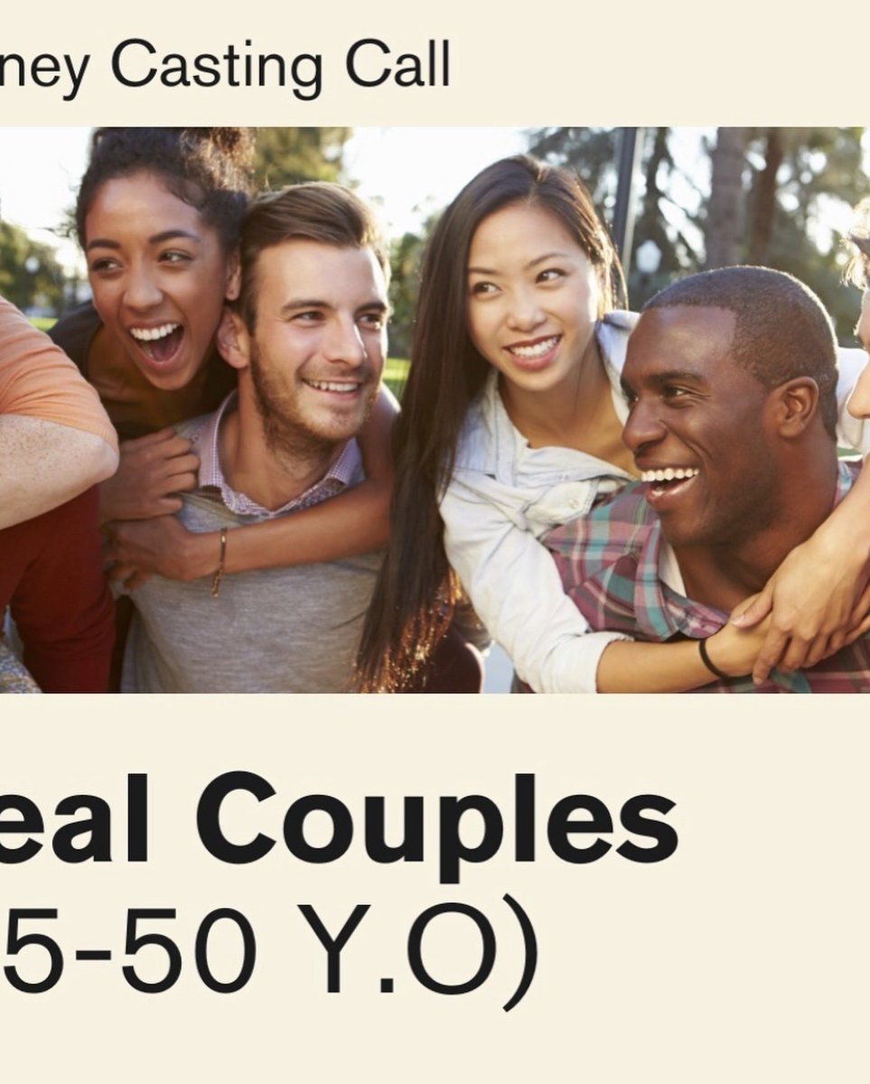 gigbooktv's tweet image. Casting for Finance Services Campaign Sydney gigbook.tv/blog/casting-f…
#opencastingcall
#financeservicescampaign
#sydney
#warwardcreativecasting
#realcouples
#35to50yearsold
#sydneybasedcouples
#allbackgrounds
#gigbook
#onestopshop
#castandcrew
#joinforfree
#applyhere