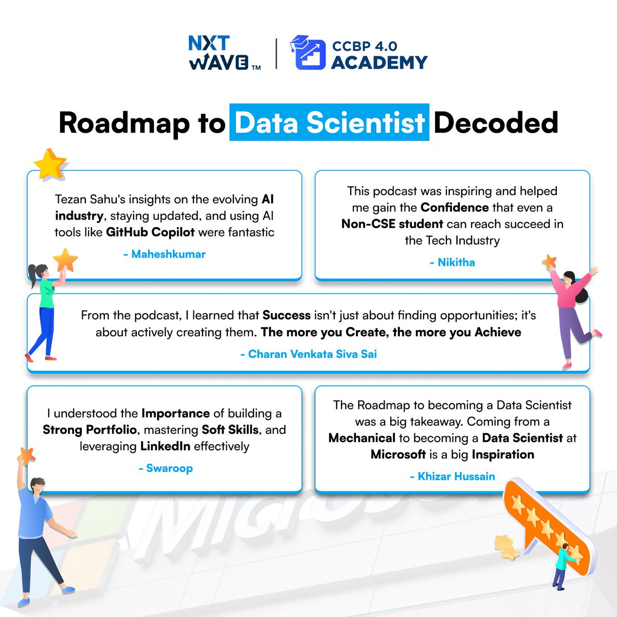 Zishanverse's tweet photo. 🎙️ Excited to share that I recently attended an insightful podcast titled "How to Become a Data Scientist"!,  
thanks @SahuTezan  sir 🚀

@nxtwave_tech 
#DataScience #CareerDevelopment #GitHubCopilot #Networking #TechSkills #PortfolioBuilding #podcast https://t.co/Z9l0rJdQSb