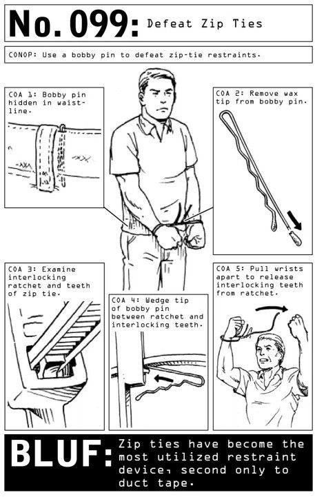 BuiltDiffly's tweet photo. Easily Break Free from a Zip-Tie Using this Technique https://t.co/q32eo0A3Vt