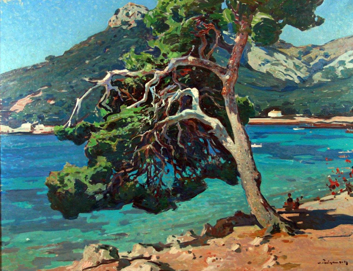 sylvainsarrailh's tweet photo. The coastal landscapes of Josep Puigdengolas Barella (1906-1987) : https://t.co/O0MykEuBok