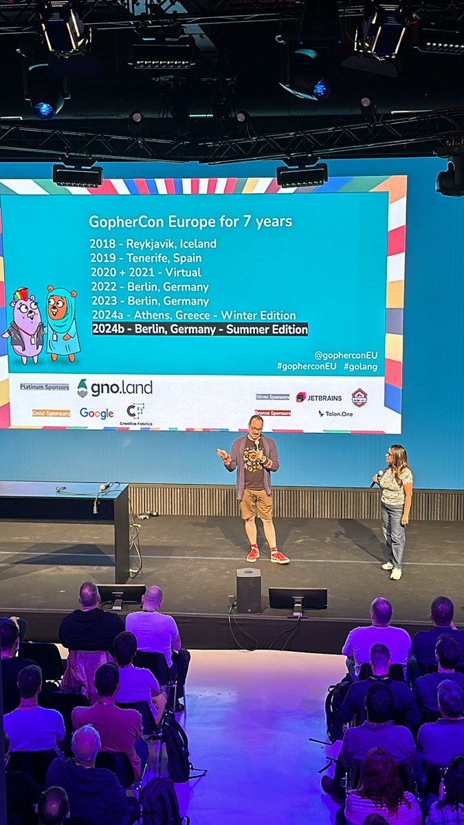 traviscline's tweet image. Woo! getting started at #gopherconeu !