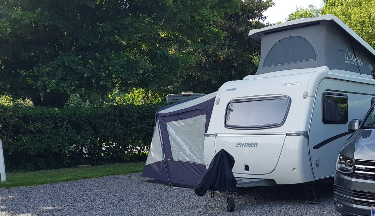 Pitched at Brighton! Here for a conference hence caravan as peace and quiet alternative to a hotel :) No sign of <a href="/CaravanVlogger/">Caravan Vlogger</a> could have swore he was a permanent resident of pitch 85....