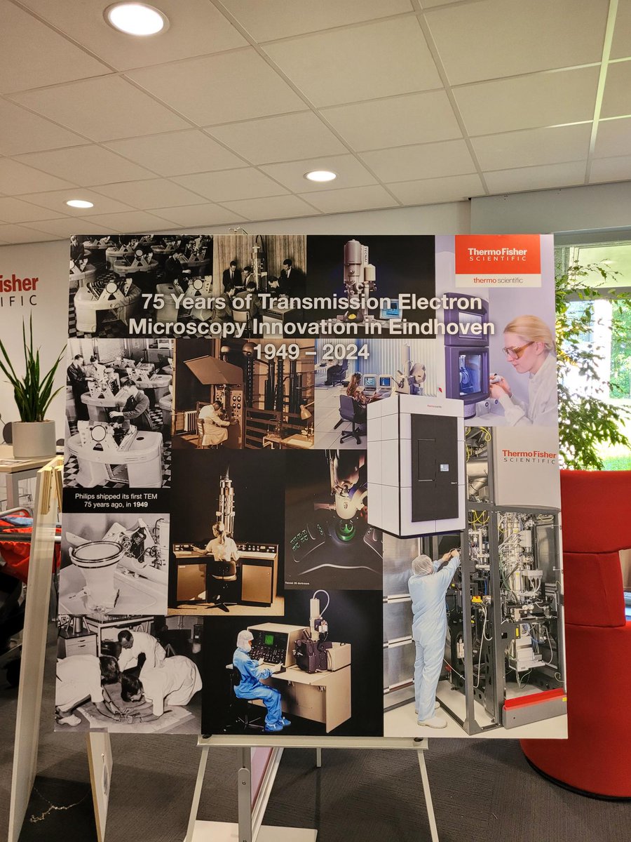 Ieva Drulyte (@ievadrulyte) on Twitter photo We are celebrating 75 Years of TEM Innovation in Eindhoven 🔬🎆
I am honoured to be part of history, both figuratively and literally (top right corner of the poster)!🤓 We are celebrating 75 Years of TEM Innovation in Eindhoven 🔬🎆
I am honoured to be part of history, both figuratively and literally (top right corner of the poster)!🤓