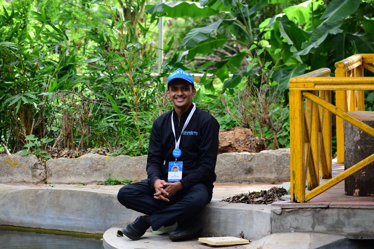 DexterityGlobal's tweet photo. "I graduated from DexSchool in 2019, served as the Prime Minister of Ryan International School and went on to study at National Law University. #BackToTheBaseCamp with Graduates and Fellows of Dexterity, we learn, unlearn, and relearn while strengthening our camaraderie." - Raj https://t.co/TdfBU0SfCM