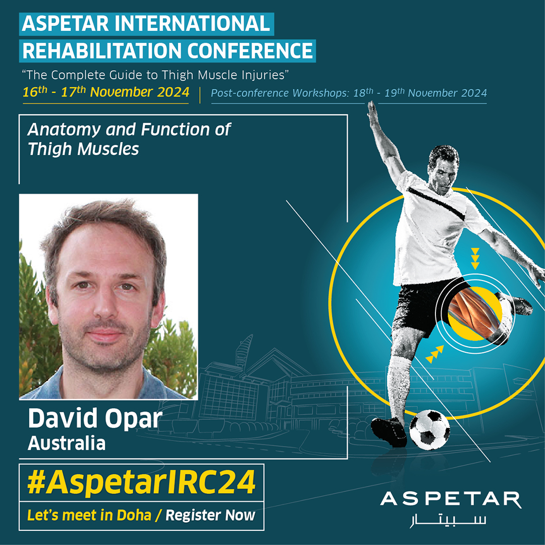 SPRINT Research Centre (@sprint_acu) on Twitter photo 🚨 Reminder!🚨
Catch <a href="/davidopar/">David Opar</a> at the upcoming <a href="/Aspetar/">Aspetar سبيتار</a> International Rehabilitation Conference on 16-17th November.
For more information and how to register, head to aspetar.com/en/professiona…
#AspetarIRC24 🚨 Reminder!🚨
Catch <a href="/davidopar/">David Opar</a> at the upcoming <a href="/Aspetar/">Aspetar سبيتار</a> International Rehabilitation Conference on 16-17th November.
For more information and how to register, head to aspetar.com/en/professiona…
#AspetarIRC24