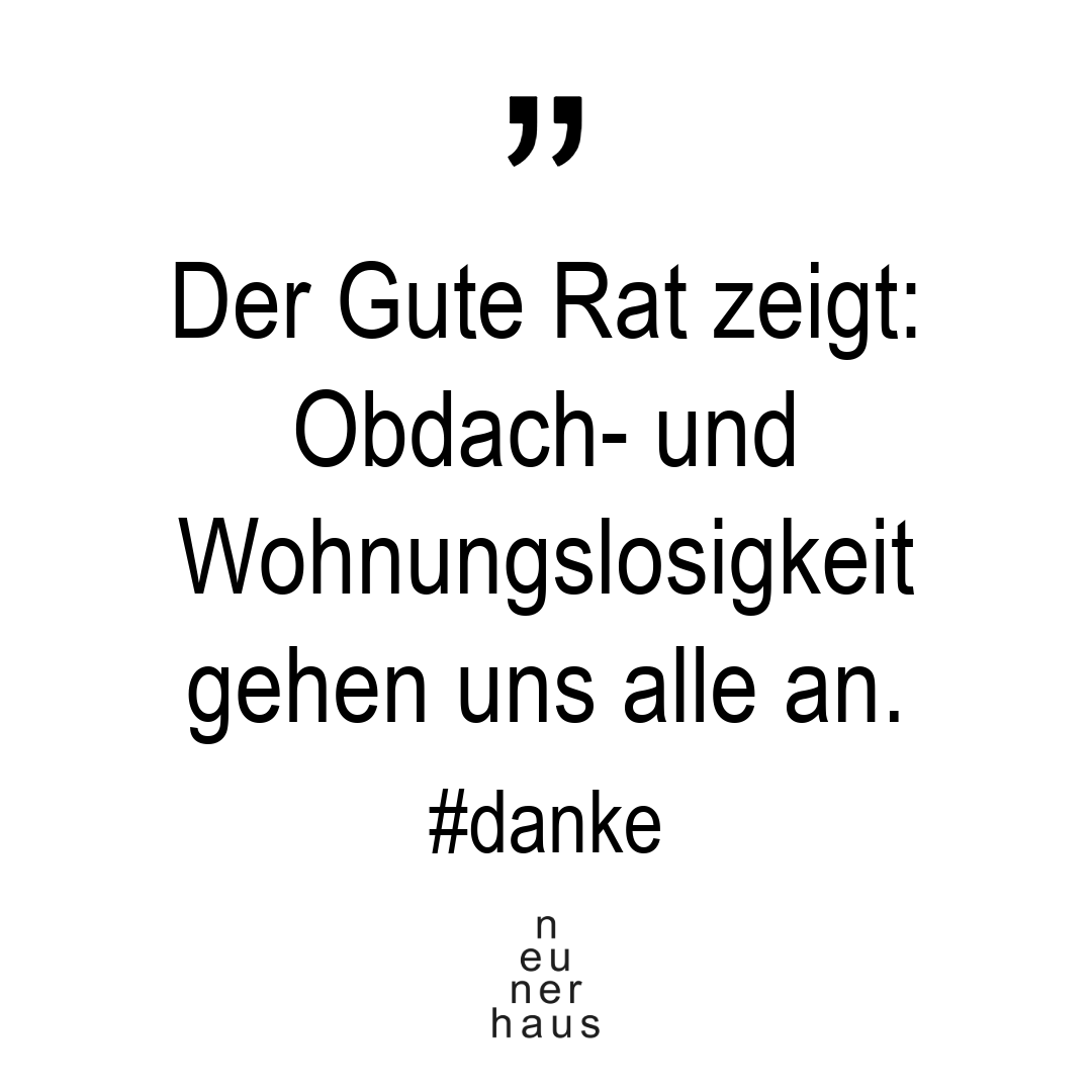 Guter Rat - Gute Sache: Marlene Engelhorn und der <a href="/guterrat_info/">Guter Rat</a> für Rückverteilung unterstützen neunerhaus - eine großartige Anerkennung unserer Arbeit! Das stärkt, motiviert und zeigt, wie wichtig die Themen Obdach- und Wohnungslosigkeit in unserer Gesellschaft sind.