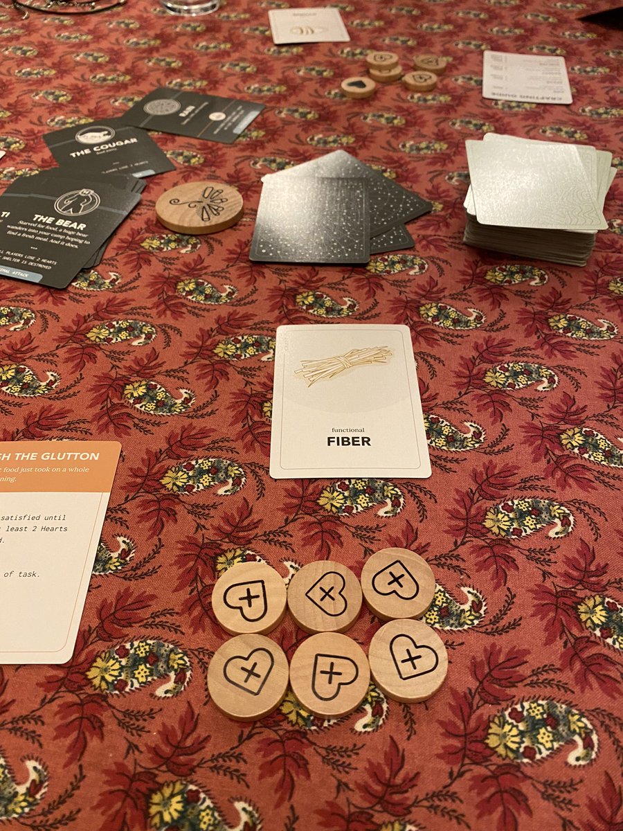 droidR2A2's tweet photo. Game a Day Summer - Day 4: Ravine a cooperative survival game. We did not make it past the hungry bear. 
#boardgames https://t.co/whhuEZR8R5