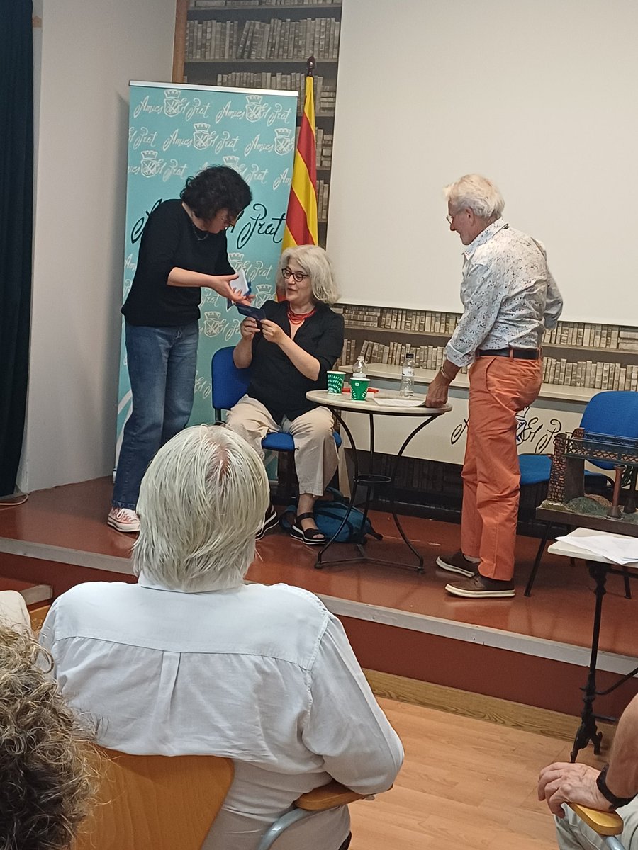 jordgili's tweet image. @amicsdelprat va acollir un interessantíssim diàleg entre l'escriptora Rosa Ribas I el polifacètic Pep Barrachina una conversa d'alt nivell @periodicdelta