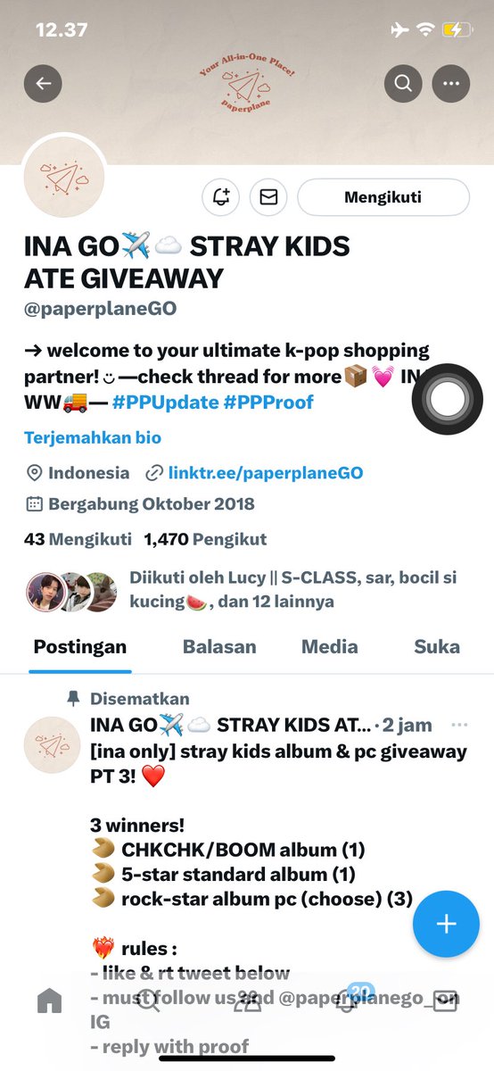 strayrinh's tweet photo. @paperplaneGO done all rules, wish me luck https://t.co/s9Z9MFNeoQ