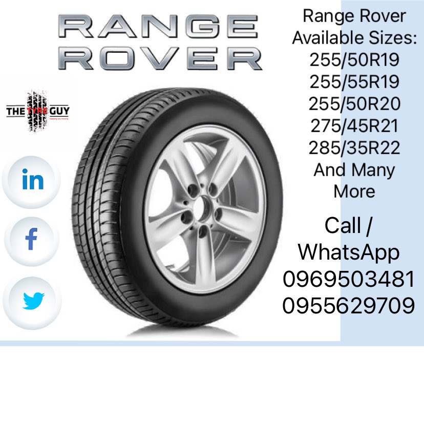 GuyTyre's tweet image. Range Rover Tyres Available