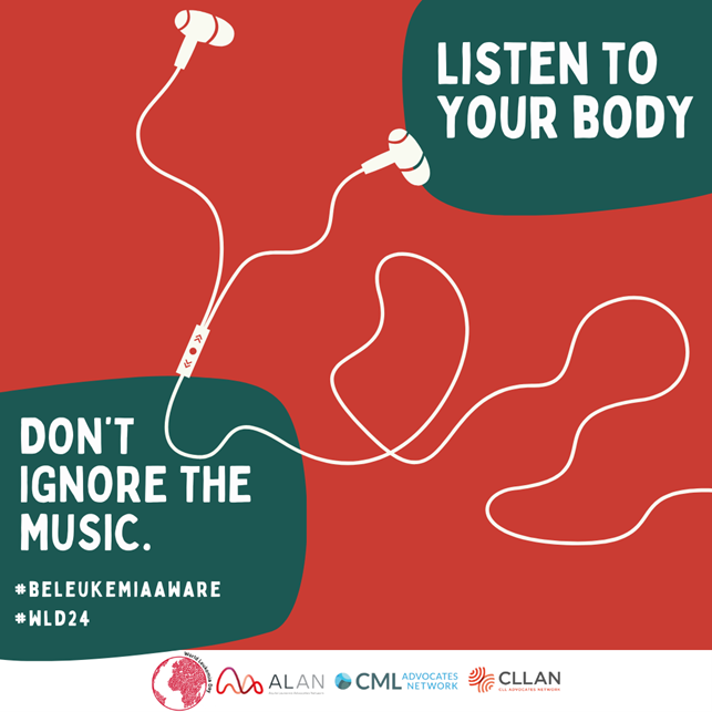 AcuteLeuk's tweet photo. Early diagnosis saves lifes

#BeLeukemiaAware 
#WLD24

#WorldLeukemiaDay

#DoNotIgnoreTheMusic #symtoms #hope #doctor #diagnosis #yourenotalone #WorldLeukemiaDay #Leukemia #PatientAdvocacy #Alan

#BeAware #ListenToYourBody https://t.co/vUg0YtcjAO