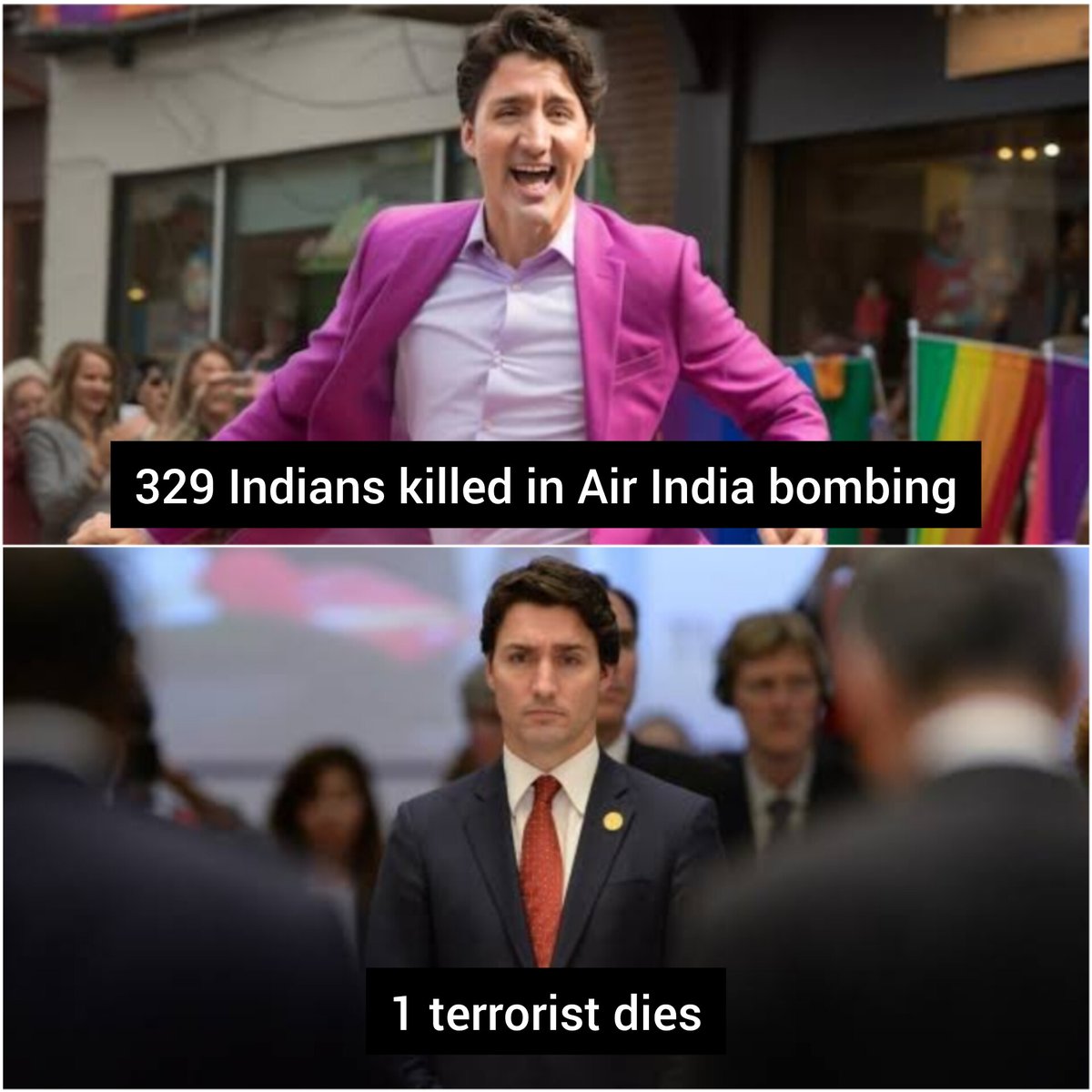 total_woke_'s tweet photo. #Canada in a nutshell #racism https://t.co/KslWK3fa1e