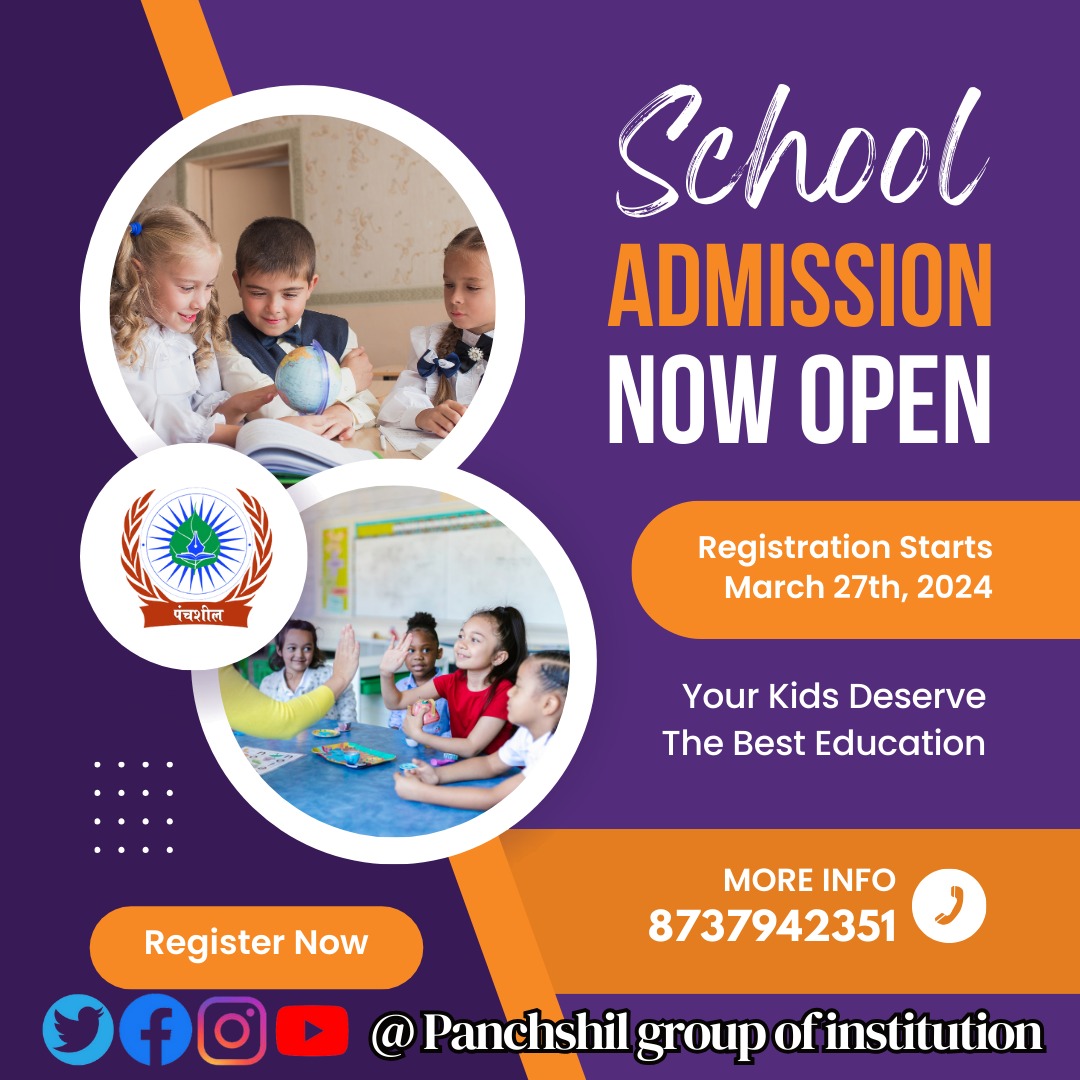 Panchshil2022's tweet photo. School admission open for registration.
#kid #schooltrip #mirzapur #rewa #admissionopennow https://t.co/ScpeLEj3nJ