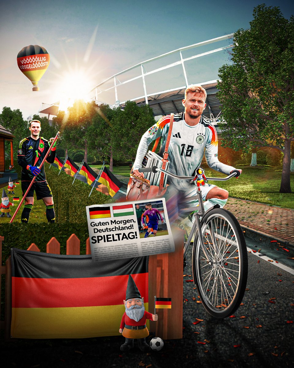 Let's do it again! 🚀🚀🚀

⚽ 18:00 Uhr 📺 ARD + Magenta TV
#dfbteam #euro2024 #gerhun