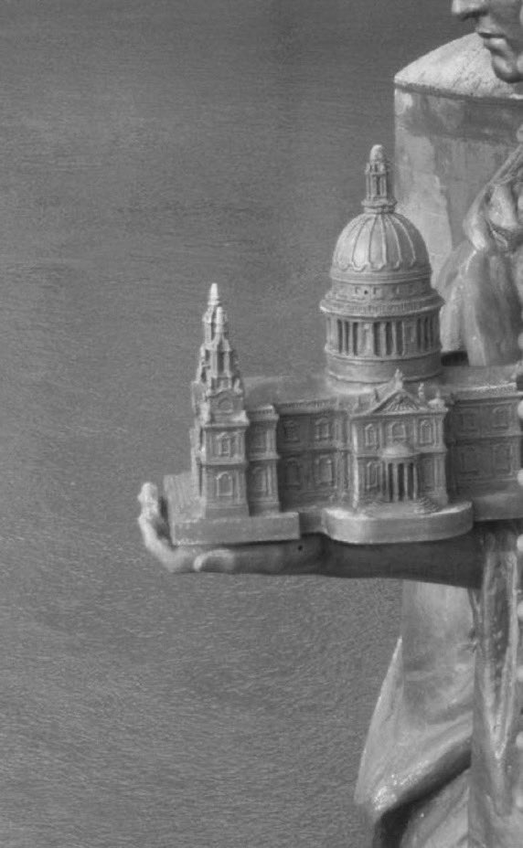 LITTLE KNOWN FACT ALERT - Where is the smallest Cathedral in London? A bit of a trick question, because if one leans over the side of Vauxhall Bridge, the statue of ‘Architecture’ holds in her hand a beautiful replica of St Paul’s, sculpted by Alfred Drury... #london #History