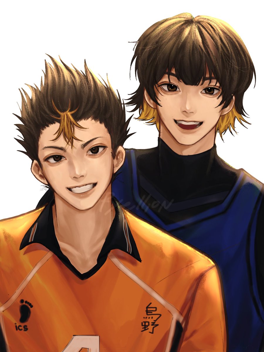 💛🧡 #ハイキュー x #ブルーロック