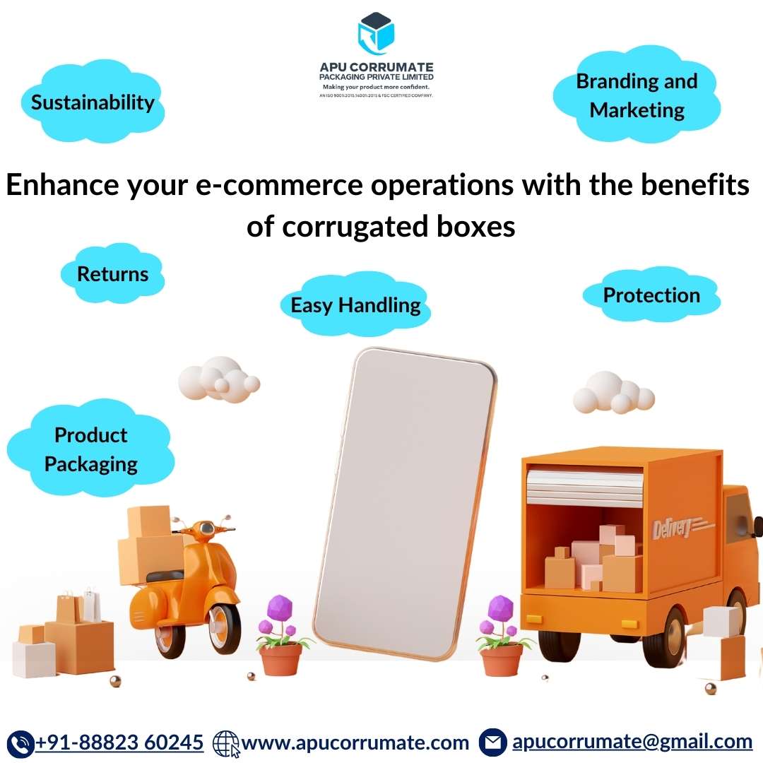 APUcorrumate_88's tweet photo. Choose corrugated boxes for reliable, eco-friendly, and cost-effective packaging in the e-commerce industry. #CorrugatedBoxes #EcommercePackaging #Durable #Lightweight #Customizable #EcoFriendly #CostEffective
📞+91 88823 60245
✉ apucorrumate@gmail.com
https://t.co/1tVaLOaqAg https://t.co/sFTxST3sZs