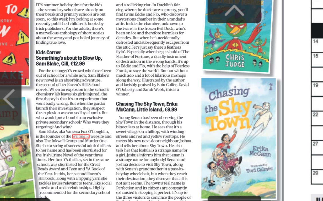 annecrecipes's tweet photo. Reviews of new Irish-published books for kids on their summer holidays and also of Maggie Armstrong's Old Romantics (definitely not a kids' book!) in this wk's Chronicle & other papers. @Gill_Books @LittleIslandBks @samblakebooks @TrampPress https://t.co/DI1w8WjoPM
