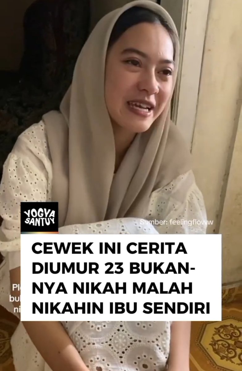 Rahasiaremajaaa's tweet image. Bukannnya nikah malah nikahin ibu sendiri !!

🎥 [ Tt / feelingfloww ]