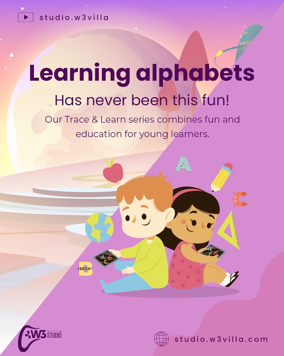 studio_w3villa's tweet image. Learning alphabets has never been this fun!

Download Now!
Android: play.google.com/store/apps/dev…
iOS: apps.apple.com/developer/w3vi…

#TraceAndLearn #KidsLearning #w3studio #edtech #explore #gamedev #kidsgames #Gaming