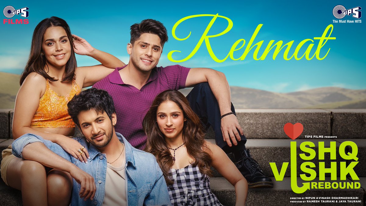 Tips Films & Music (@tipsofficial) on Twitter photo Holding it too tight, too close because "dur mujhse tu reh mat" ❤️
#Rehmat - Full Song Out Now: lnk.to/IVR_Rehmat_Tip…
#IshqVishkRebound - in theatres on 21st June 2024!
#PyaarKaSecondRound
<a href="/rohitssaraf/">Rohit Saraf</a> #PashminaRoshan #JibraanKhan #NailaGrrewal <a href="/RameshTaurani/">Ramesh Taurani</a> <a href="/NiDharm/">Nipun Dharmadhikari</a> Holding it too tight, too close because "dur mujhse tu reh mat" ❤️
#Rehmat - Full Song Out Now: lnk.to/IVR_Rehmat_Tip…
#IshqVishkRebound - in theatres on 21st June 2024!
#PyaarKaSecondRound
<a href="/rohitssaraf/">Rohit Saraf</a> #PashminaRoshan #JibraanKhan #NailaGrrewal <a href="/RameshTaurani/">Ramesh Taurani</a> <a href="/NiDharm/">Nipun Dharmadhikari</a>