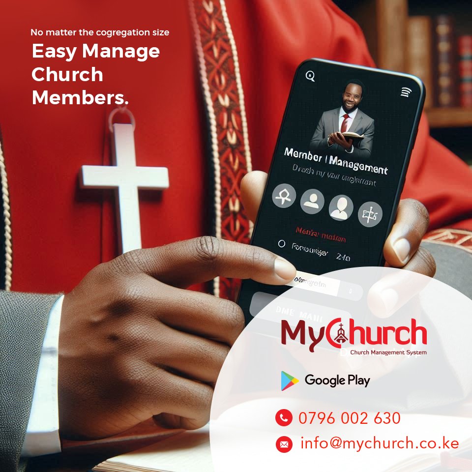 BitwiseDigital's tweet image. Member Management With mychurch.co.ke Your Church is Able To Maintain a comprehensive database of church members, including contact information and attendance records. mychurch.co.ke
#mychurch #applynow