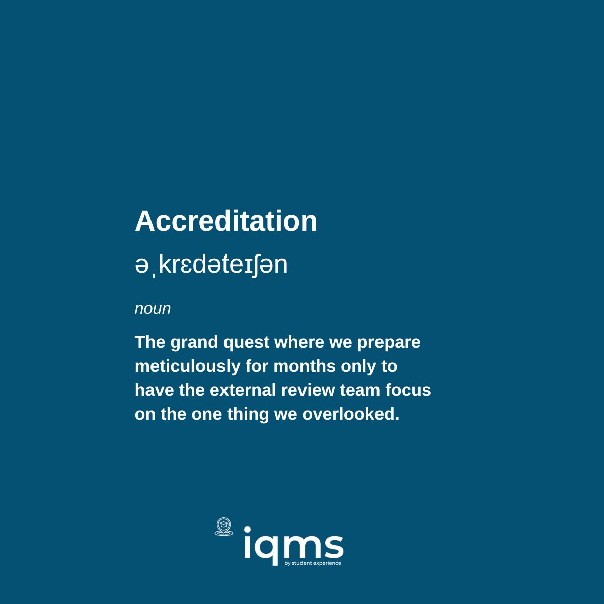 Student_Exp's tweet image. IQMS: Streamlining accreditation, empowering institutions. Learn more about the future of quality assurance. zurl.co/gLY7 
#Education #QualityAssurance