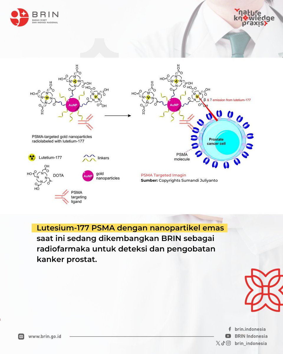 brin_indonesia's tweet photo. Yuk, simak penjelasannya berikut ini.
Selengkapnya: https://t.co/LA7lOeBWab
#BRIN #RisetInovasi #Radiofarmaka #Terapikanker #Kankerprostat #Lutesium https://t.co/4ifRk4XWrW