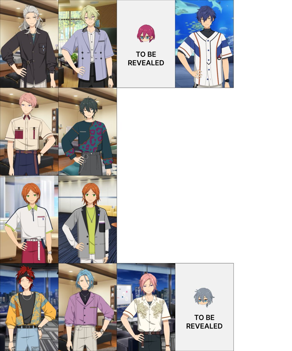 ESMiSC_EN's tweet photo. Enstars 2nd ES!! Year Casual (Spring-Summer) Outfits as of June 19th, 2024

11 remaining https://t.co/L430cq8q3D