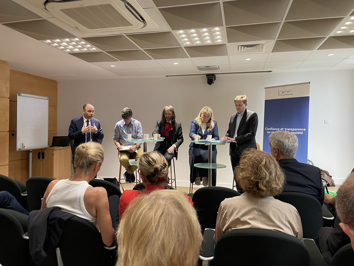 CNCC (@cncc_audit) on Twitter photo Le président de la CNCC, <a href="/YannickOllivier/">OLLIVIER Yannick</a>, ouvre la conférence de lancement de la nouvelle note de l’<a href="/I_Messine/">Institut Messine</a> sur le sujet de l’#IA, avec Gaspard Koenig, Cédric Villani et Laurence Devillers. Le président de la CNCC, <a href="/YannickOllivier/">OLLIVIER Yannick</a>, ouvre la conférence de lancement de la nouvelle note de l’<a href="/I_Messine/">Institut Messine</a> sur le sujet de l’#IA, avec Gaspard Koenig, Cédric Villani et Laurence Devillers.