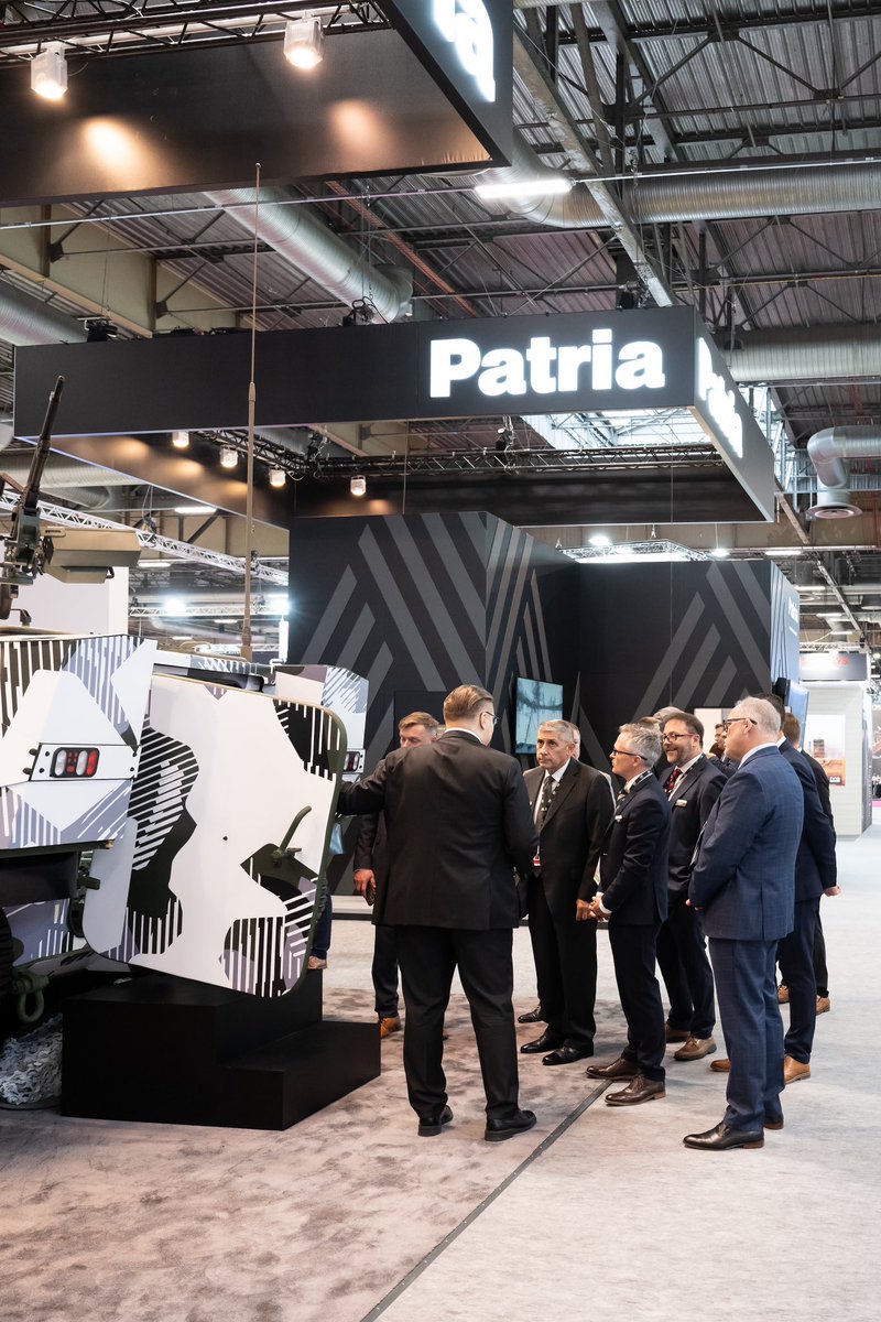 group_patria's tweet photo. It is the third day of Eurosatory! ⭐️
It has been exciting to have met so many visitors during the past two days - here's to many more great conversations to come! Visit us at stand HALL 6 – G 144, G 136 and let's discuss!
#PatriaGroup #whenifisnotanoption #Eurosatory2024 #Security #defence @cogeseurosatory
